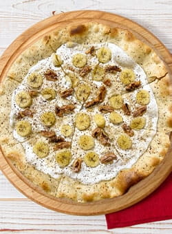 Pizza koláč banánový